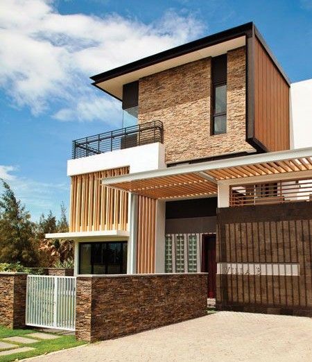 15 Desain Rumah  Minimalis Tampak Depan Simple  Unik 