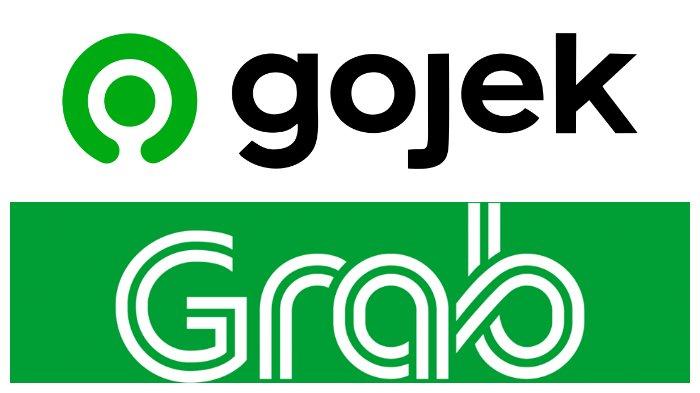 Aplikasi Ojek Online Gojek dan Grab