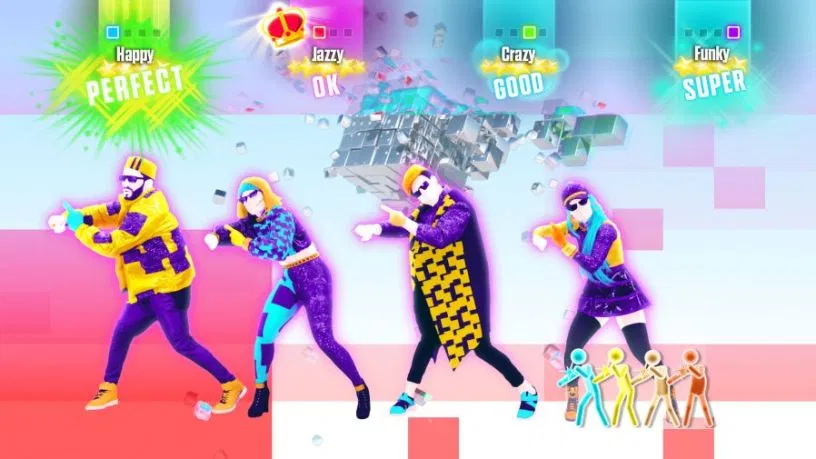 Just dance gameplay