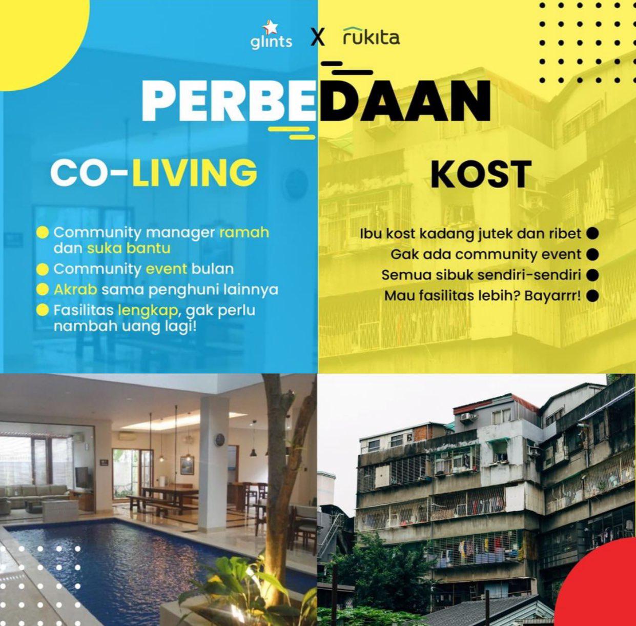 keuntungan tinggal di co-living