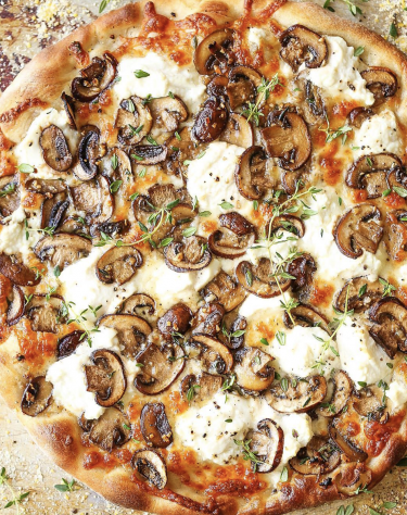 membuat pizza jamur