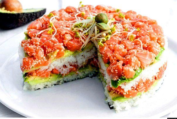 Sushi Cake 