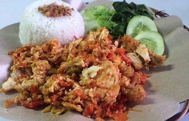 Ayam geprek terbaik Jakarta - Sambal Meledug Indonesia