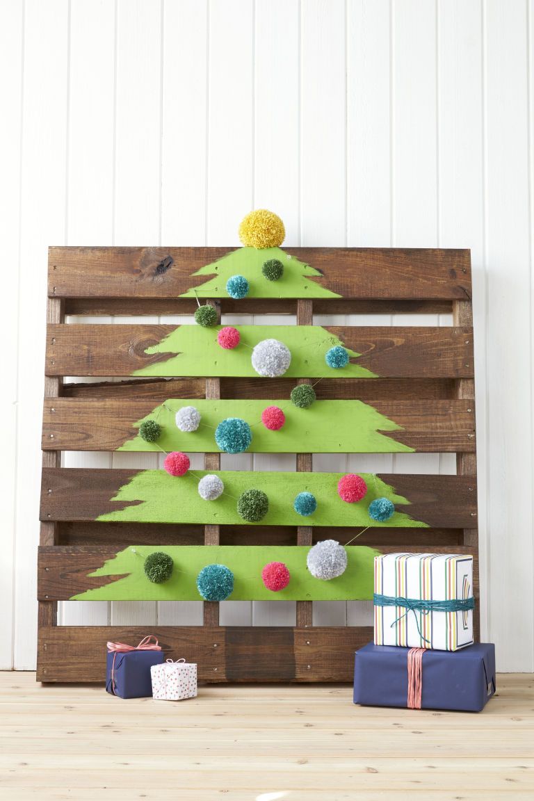 dekorasi natal sederhana pohon DIY