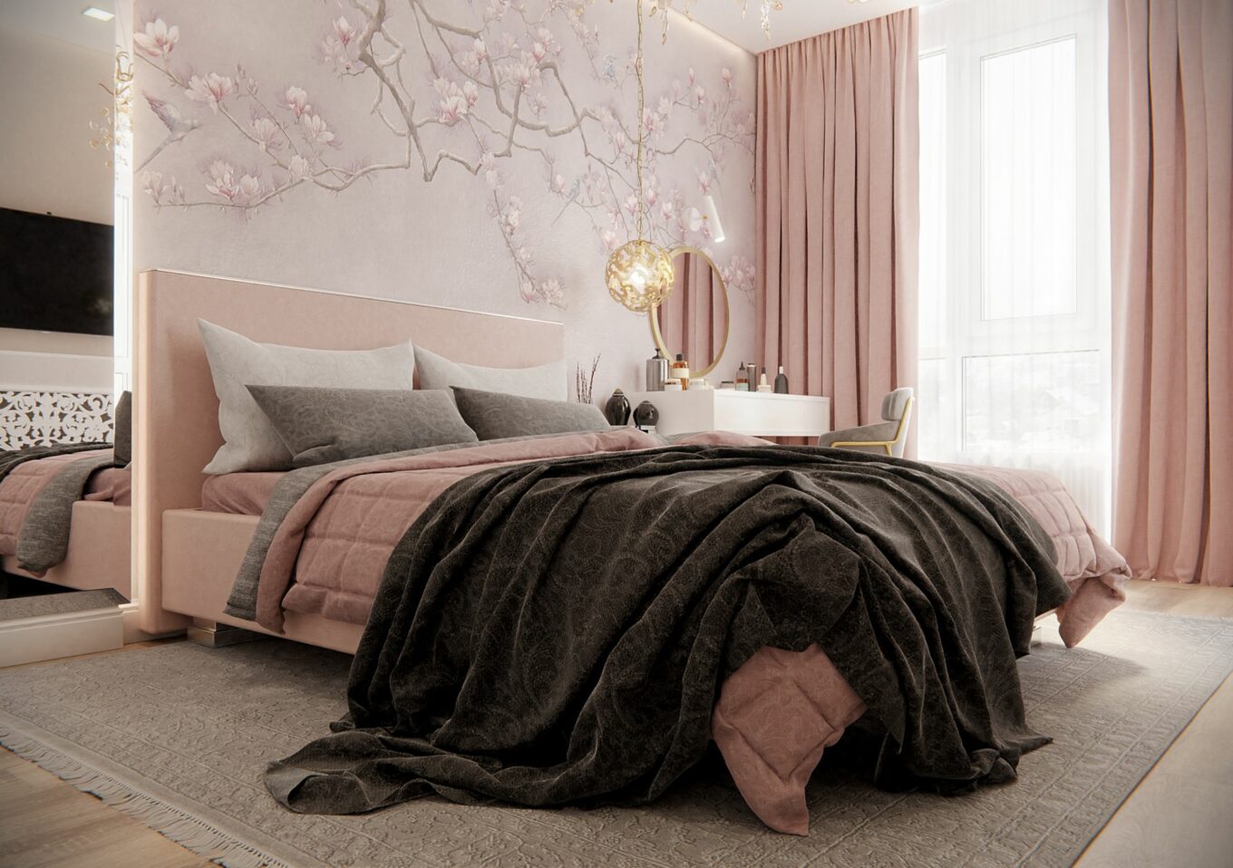 5 Ide Dekorasi Kamar Warna Pink yang Modern dan Anti Norak