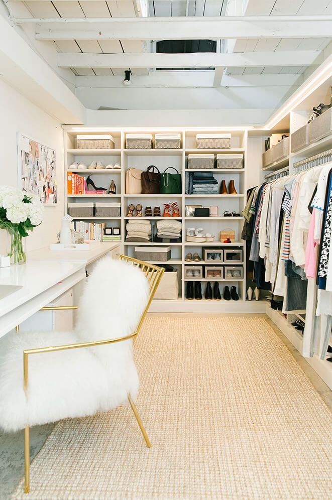 Desain walk in closet minimalis