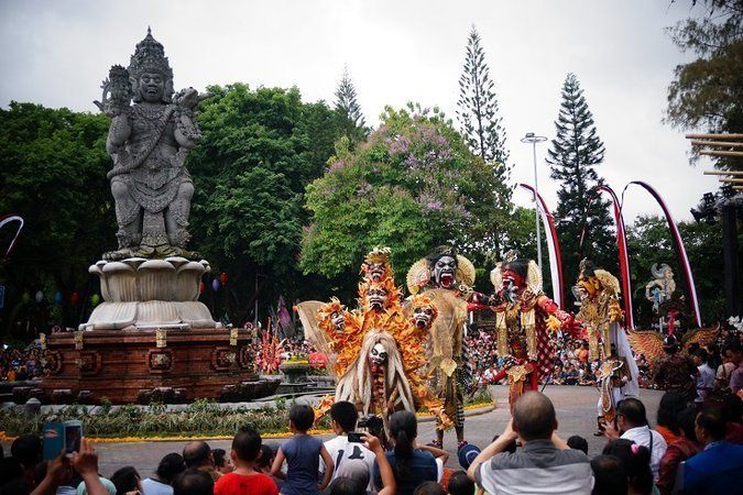 festival tahun baru di Bali