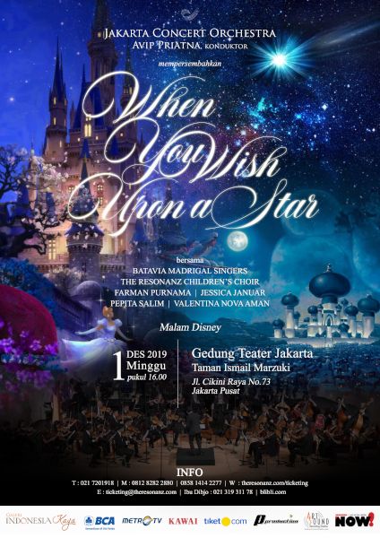 event Desember di Jakarta - When You Wish Upon A Star Jakarta Concert Orchestra