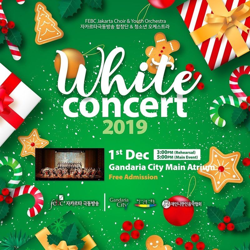 event Desember di Jakarta White Concert 2019