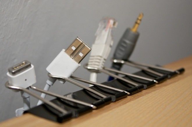 cara merapikan kabel paper clip