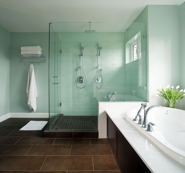 Mint Green Bath room 1
