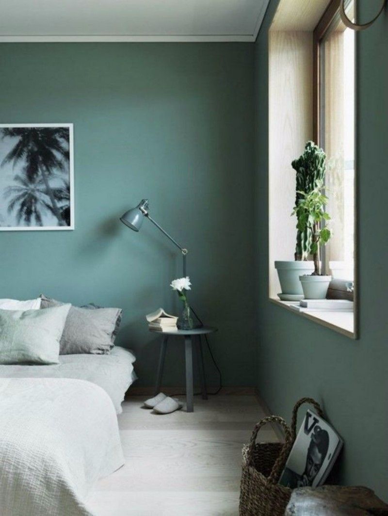 kamar dengan dengan sentuhan natural