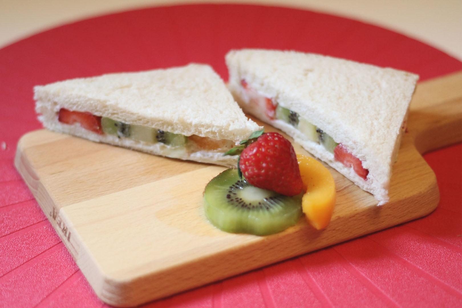 resep olahan buah - sandwich buah