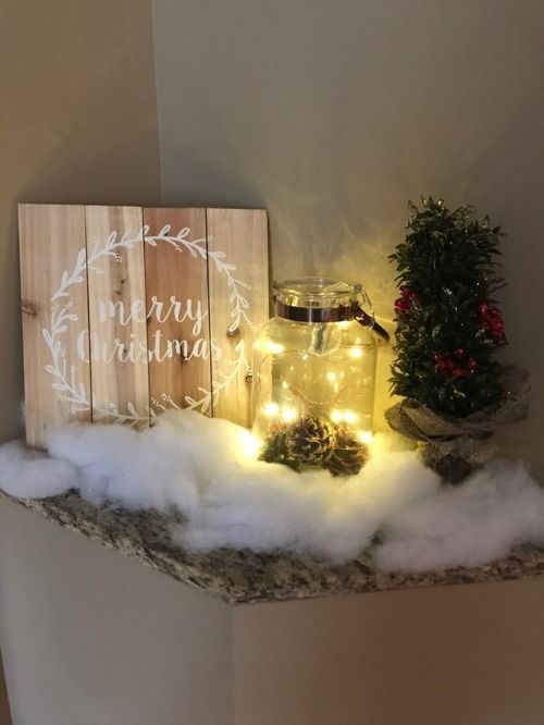 dekorasi natal sederhana lampu tumblr