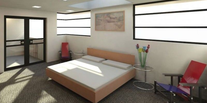 Kamar dengan ventilasi yang baik kualitas udara