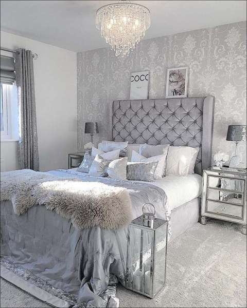 warna kamar silver untuk tidur nyenyak