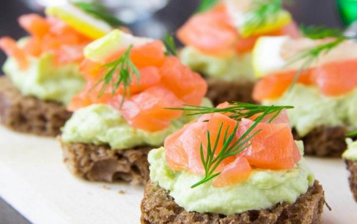 Salmon Fancy Canape