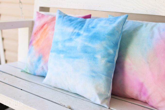 diy bantal sofa rainbow