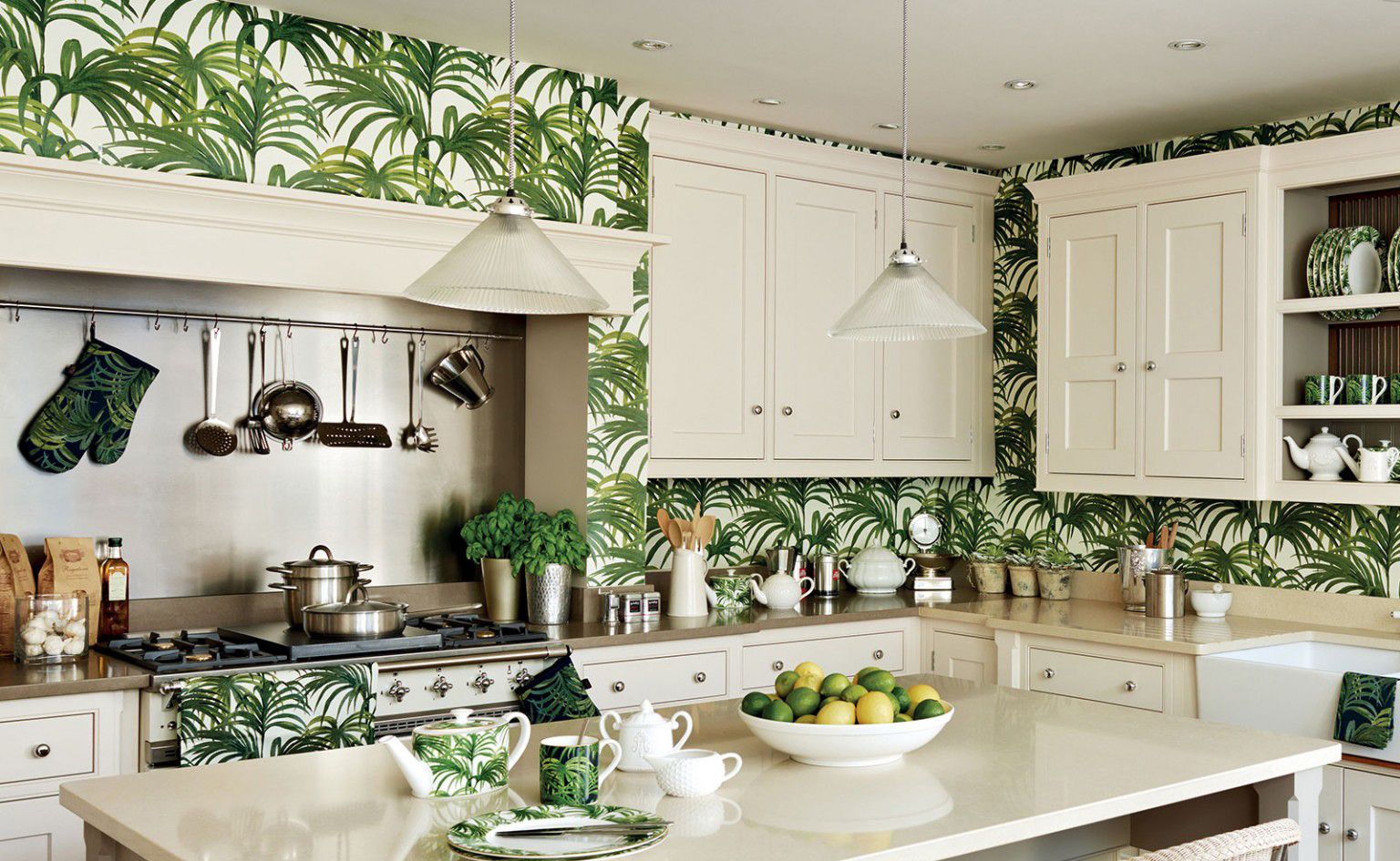 desain ruangan tropis dapur