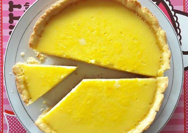 resep kue praktis pie susu teflon