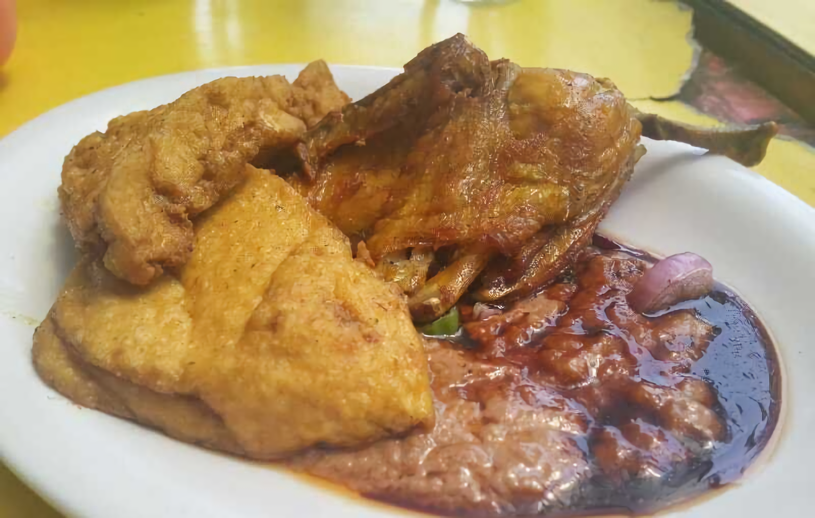 tempat makan murah di thamrin - ayam goreng bu min