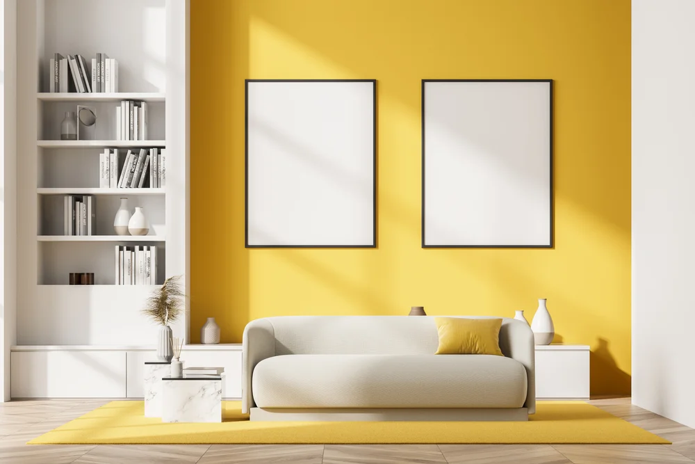 10 Inspirasi Desain Interior Ruangan Cat Warna Kuning | Perpaduan Warna yang Fresh dan Estetik!