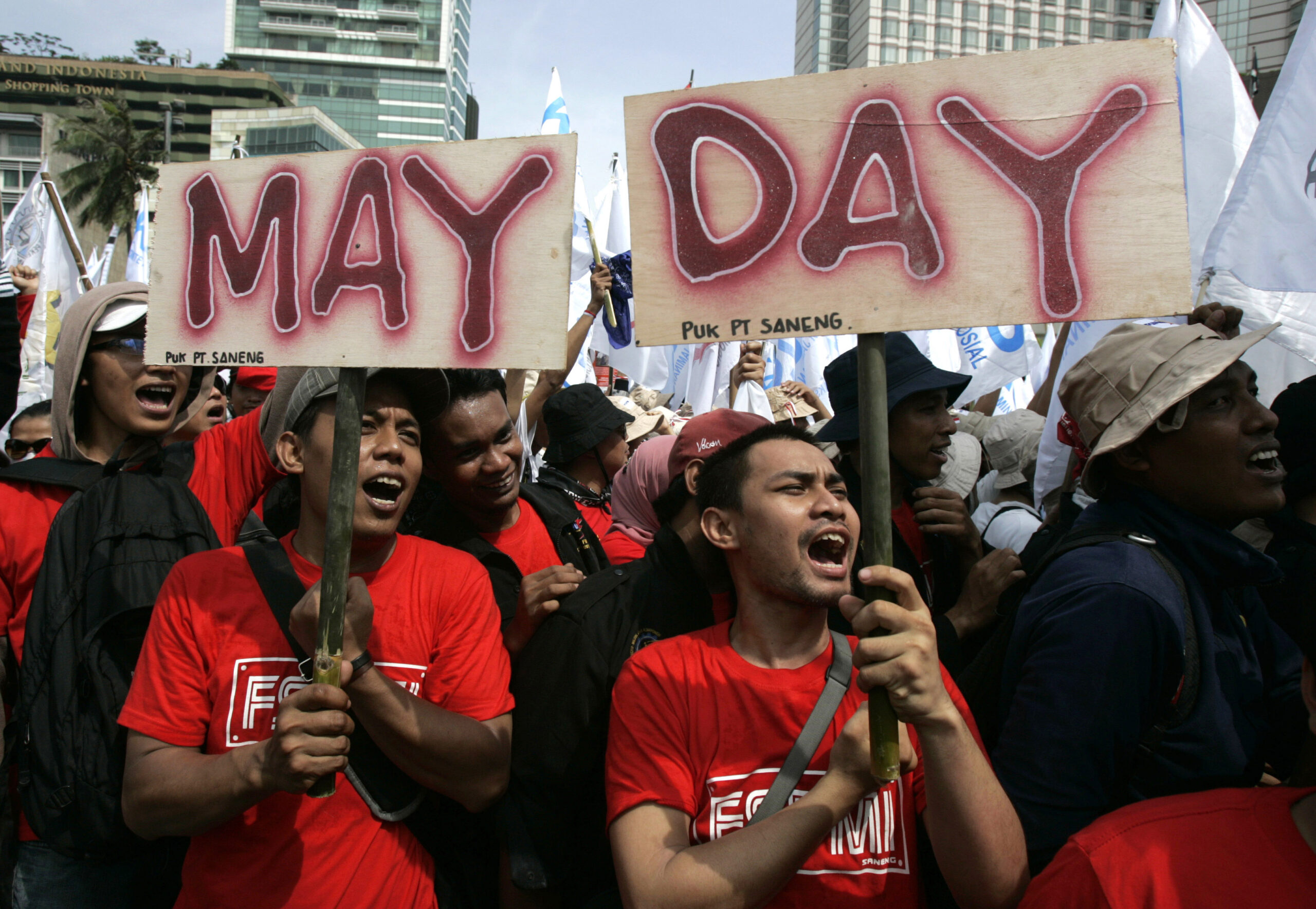 aksi hari buruh indonesia may day