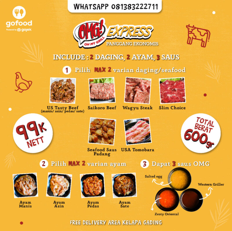 Mau Barbeku di Rumah? Yuk, Delivery dari 5 Resto All You Can Eat Ini!