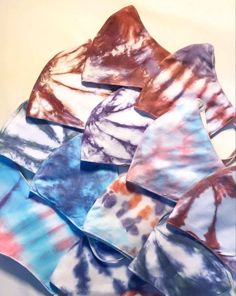 masker stylish tiedye