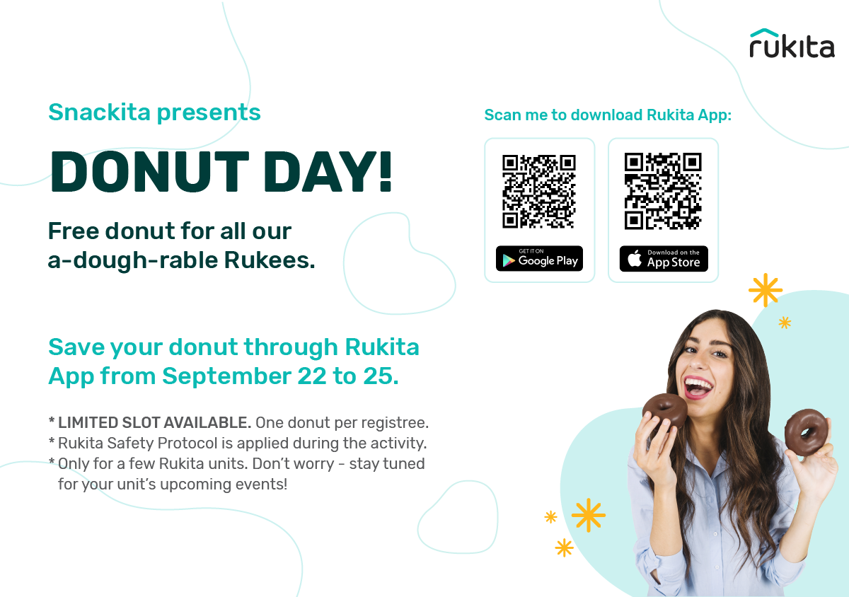 Snackita: Goyang Lidah Bareng di Acara Donut Day bersama Rukita, Yuk!