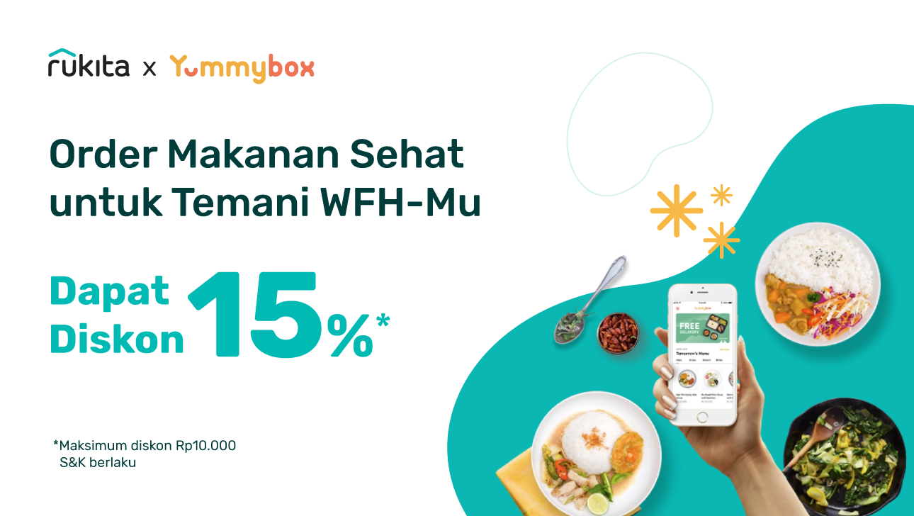 Rukita x Yummybox : Makan Enak tanpa Ribet dengan Diskon Spesial untuk Rukees!