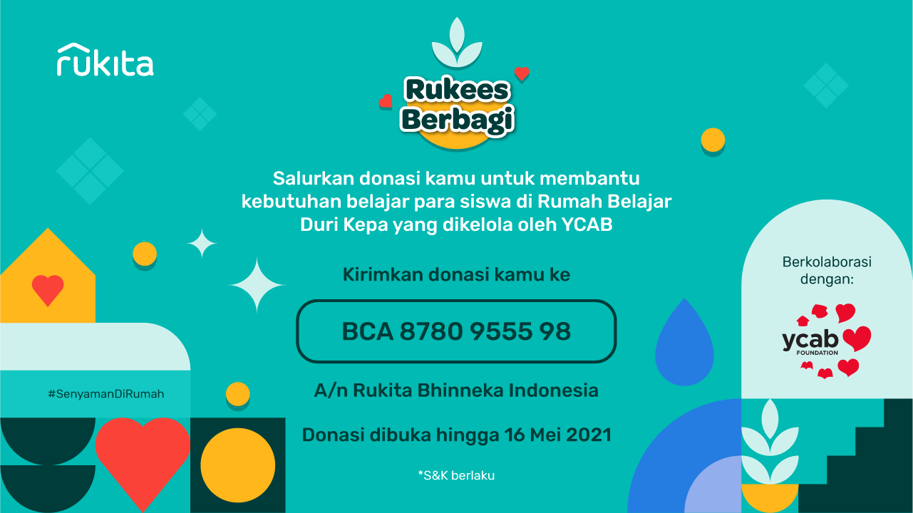 Mau Beramal di Hari Raya? Yuk, Ikutan #RukeesBerbagi bareng Rukita dan ...