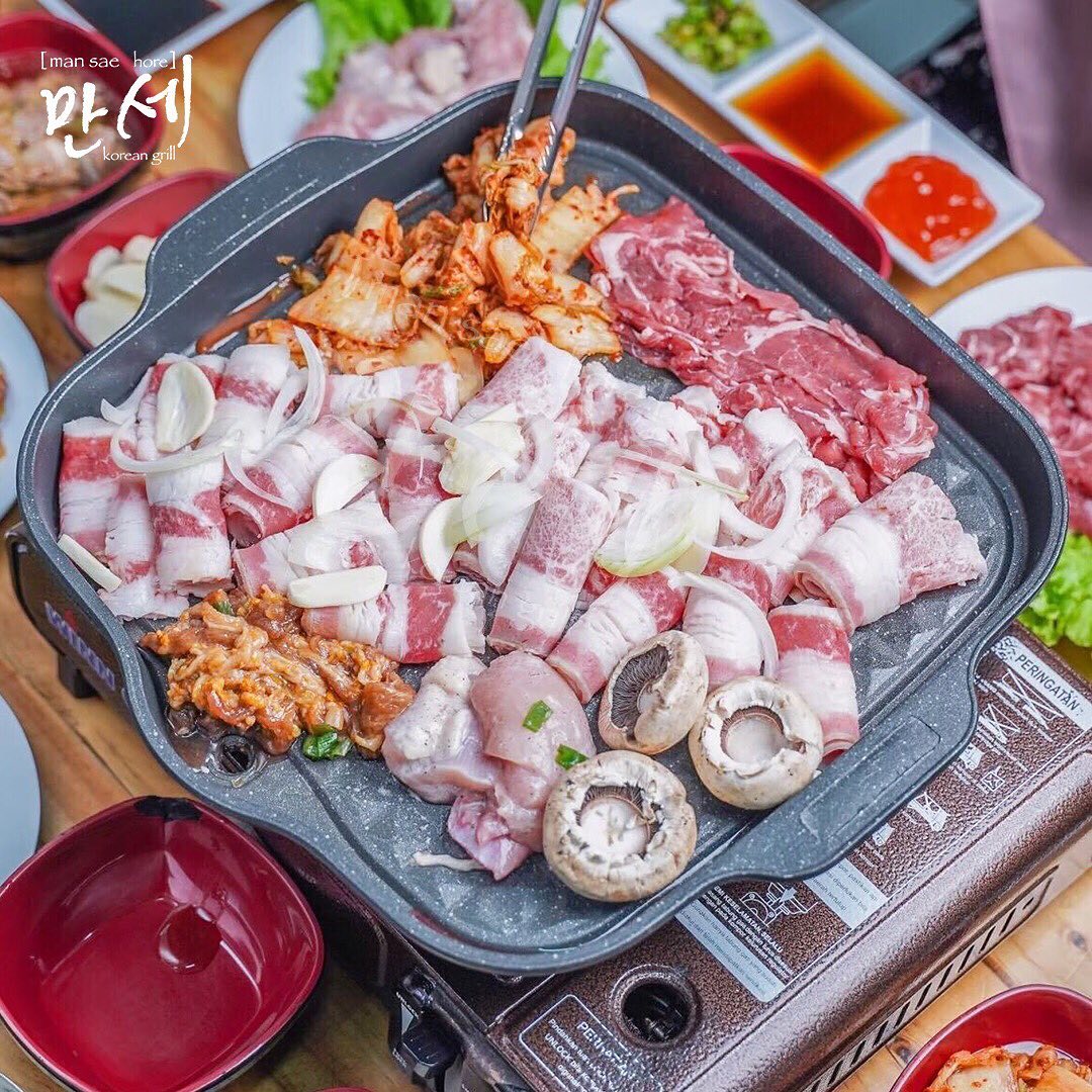 all you can eat depok - mansae korean grill
