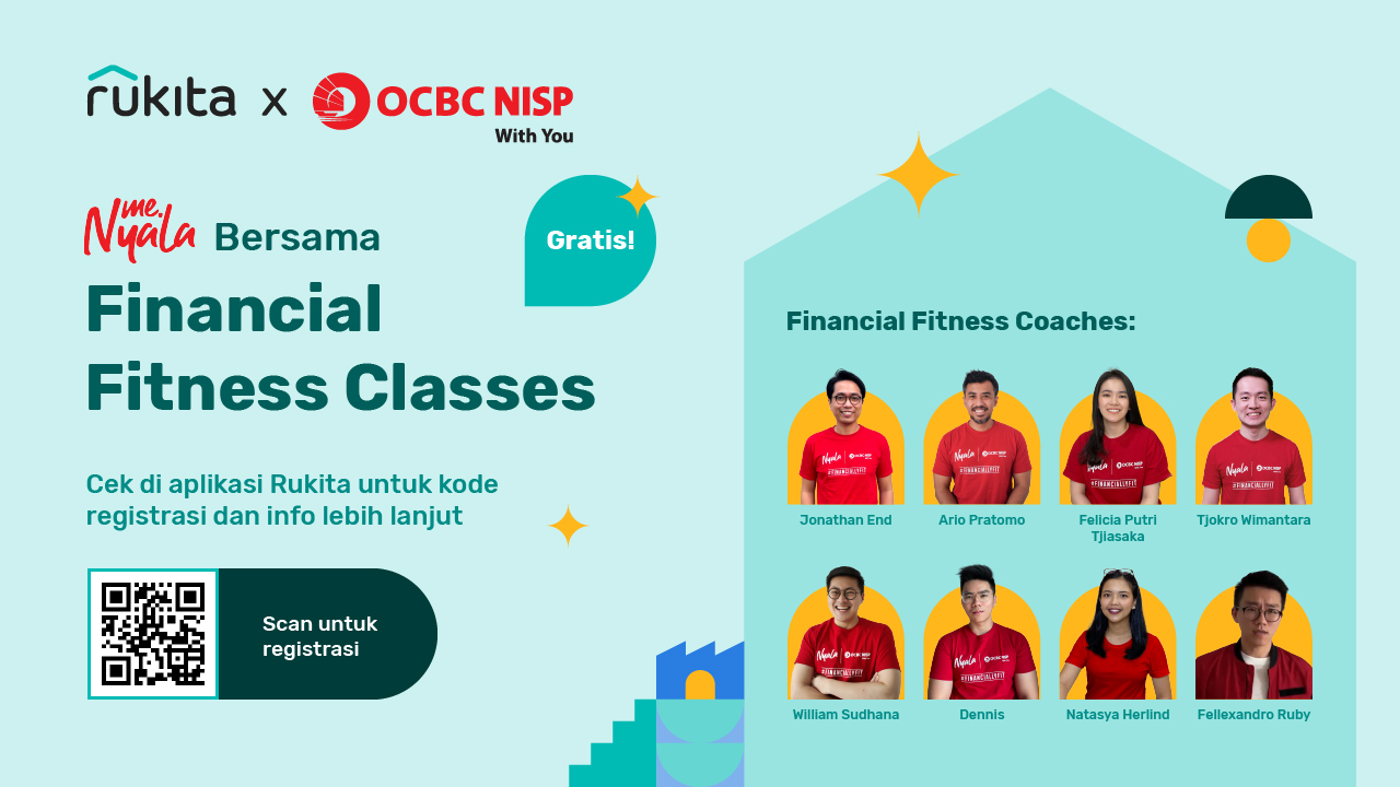 Gratis! Financial Fitness by NYALA OCBC NISP untuk Penghuni Rukita