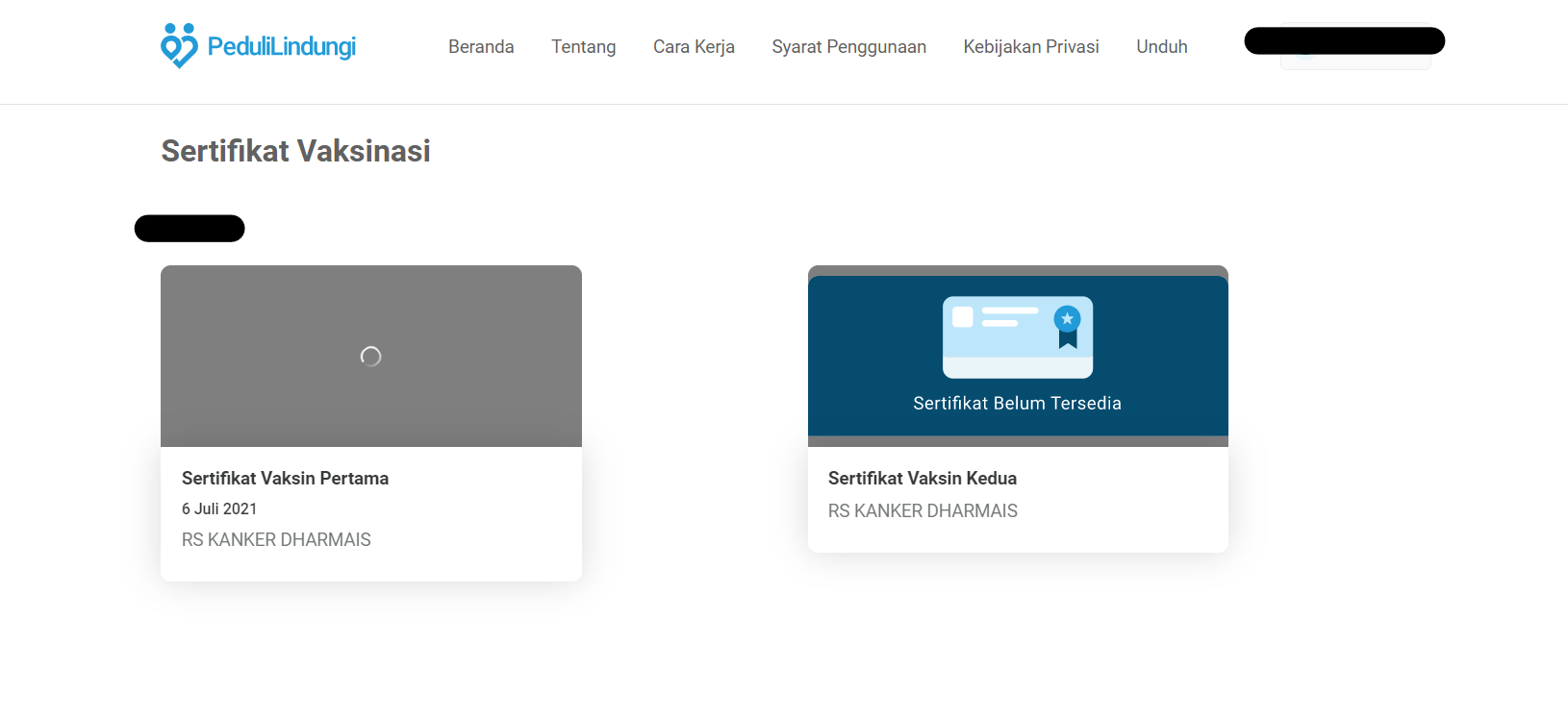 Cara Download Sertifikat Vaksin Covid-19 di PeduliLindungi