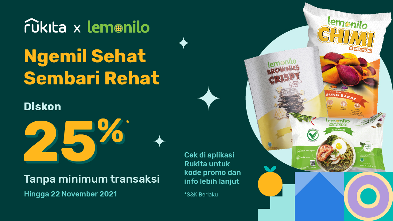 Rukita x Lemonilo: Cicipi Sehatnya Makanan Instan dengan Spesial Promo