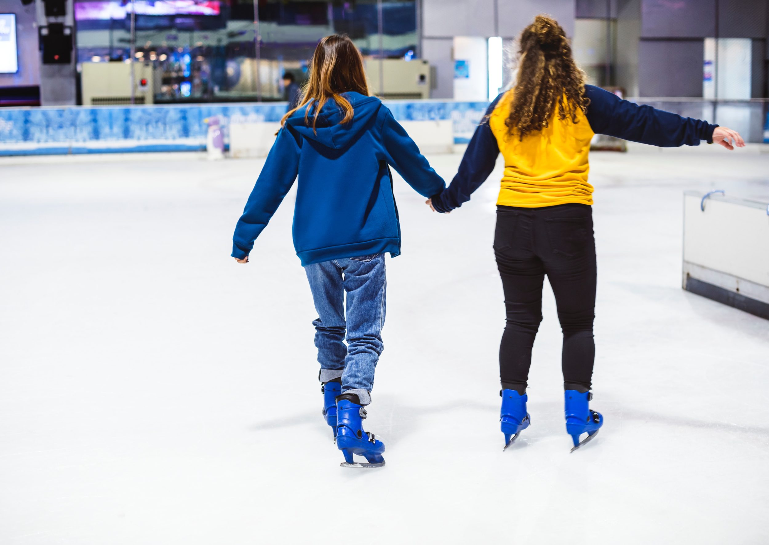 couple ice skating