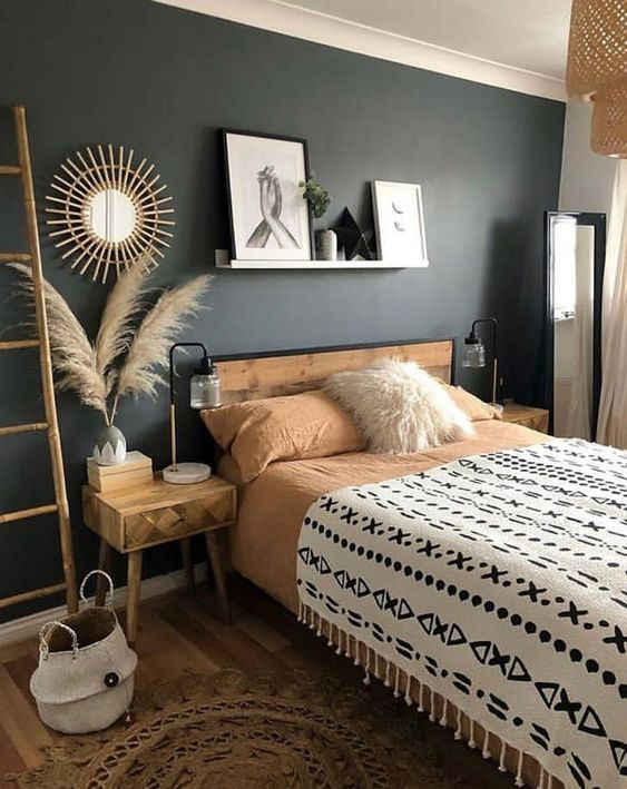 inspirasi kamar hitam