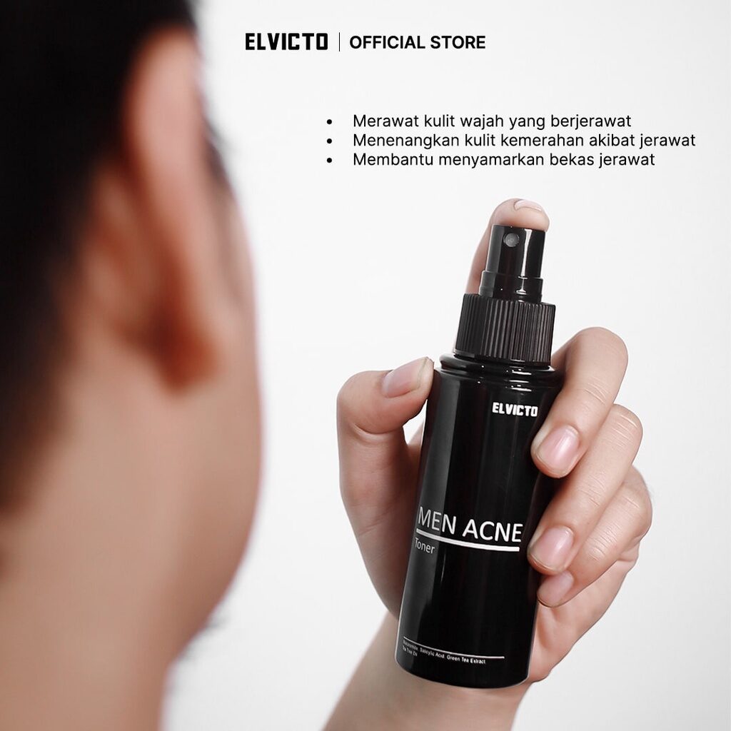 skincare cowok berjerawat - Elevicto Men Acne Toner