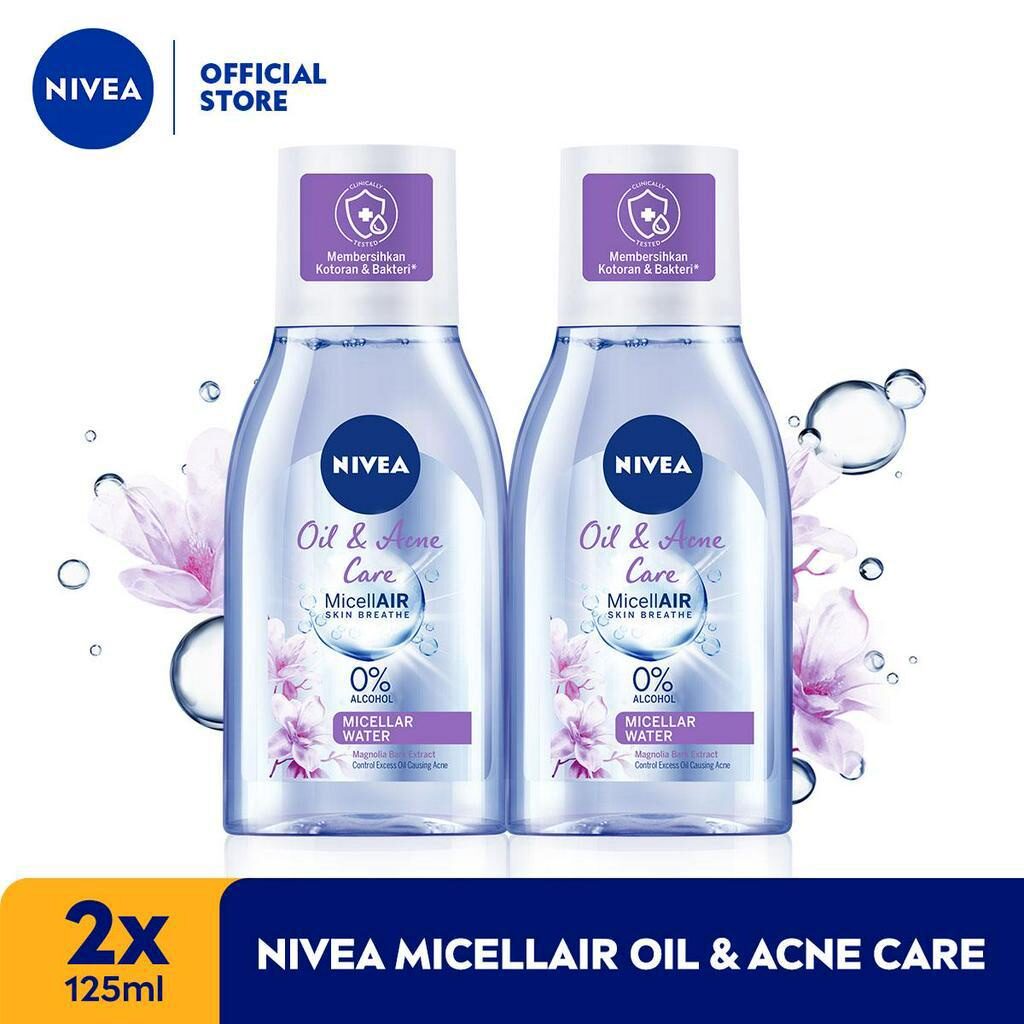 skincare cowok berjerawat - Niveai Micellair Oil & Acne Care