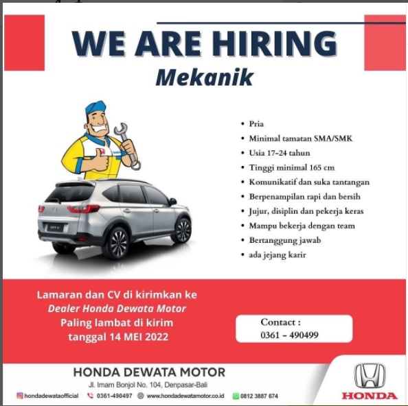 10 Lowongan Kerja Denpasar Terbaru Ada Yang Tidak Butuh Pengalaman