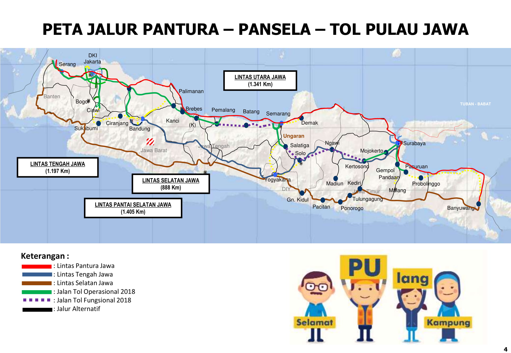 Peta Mudik Jalur Selatan Jawa sesuai Imbauan Pemerintah untuk Lebaran 2022