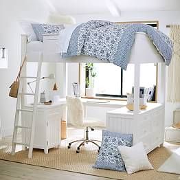 inspirasi desain kamar loft bunk bed
