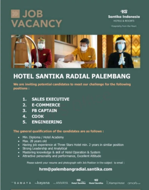Langsung Lamar 9 Lowongan Kerja Hotel Terbaru Juni 2022 Ini!