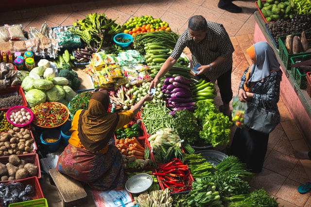 pasar tradisional - belanja hemat untuk 1 minggu