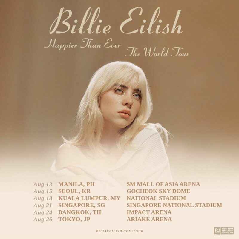 Begin Again Kpop Concert Philippines Billie Eilish Asia 2022 concert tickets still available! Check the