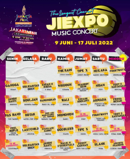 Prj Kemayoran 2022 Harga Tiket Syarat Rute Hingga Jadwal Konser  Free