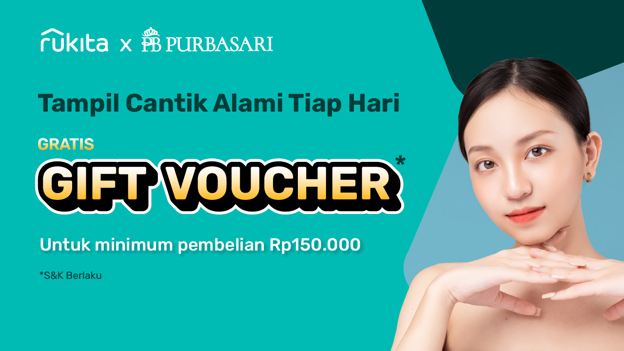 Rukita x Purbasari: Voucher Gratis Produk Purbasari, Spesial untuk Rukees!