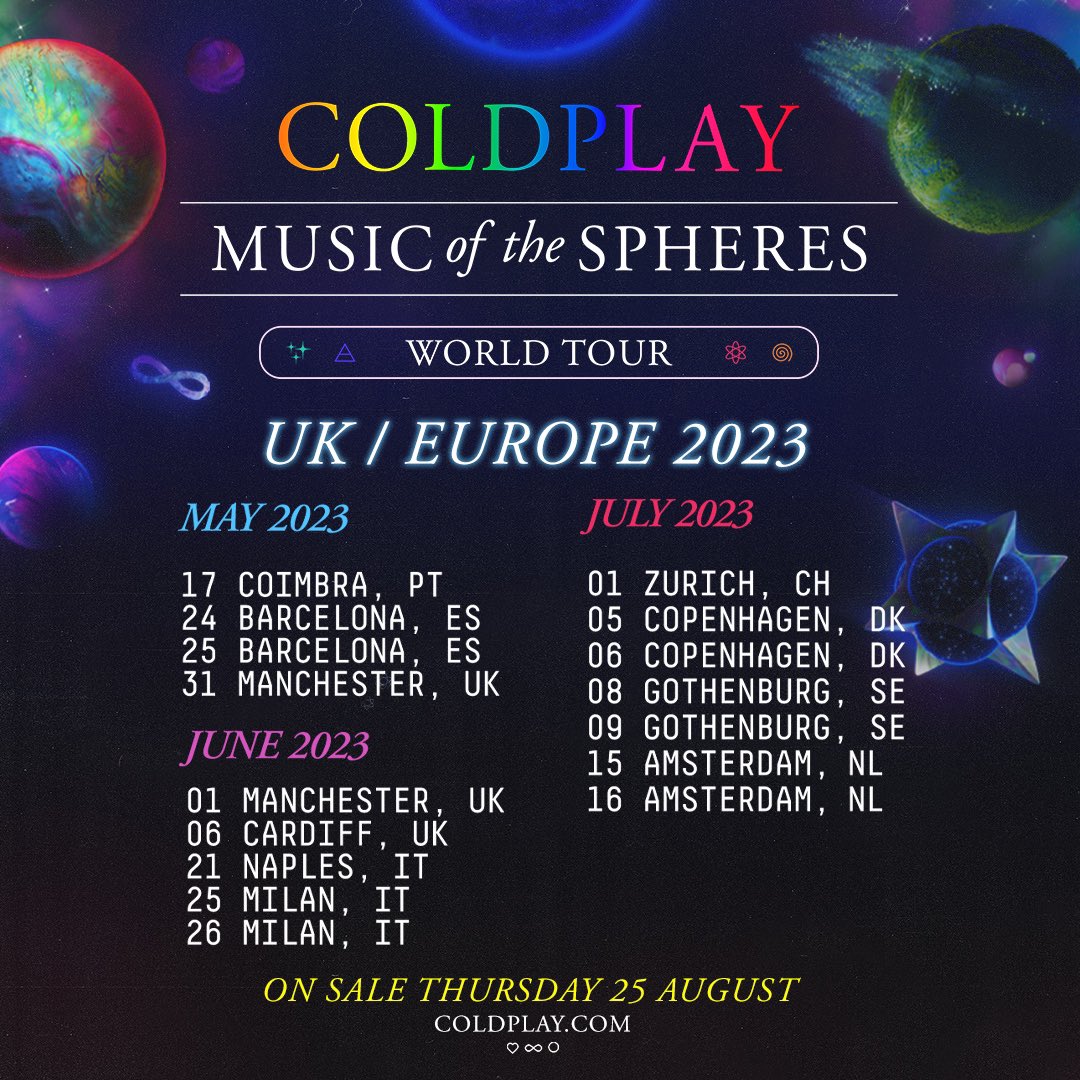europe artist tour 2023
