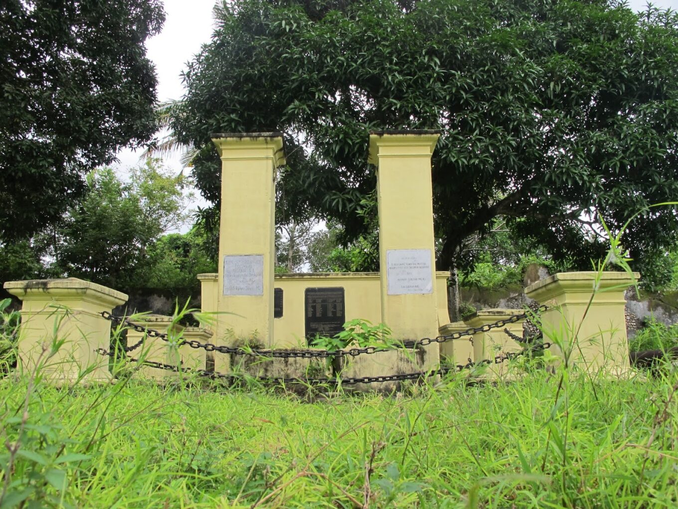 Banda Neira historical site with old fort and natural surroundings
